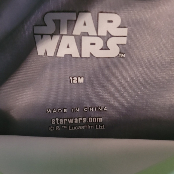 Star Wars Kids Rashguard Swim Set - Green and Gray Baby Yoda - Picture 9 of 12